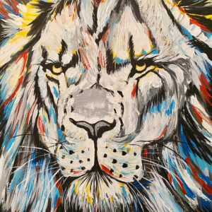 wildlife painting Acrylic on Canvas Size 16" x 20" by artist John Catalfamo