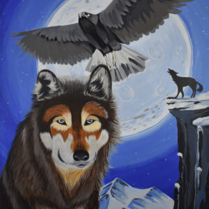 Acrylic on Canvas Size 24" x 30" by artist John Catalfamo